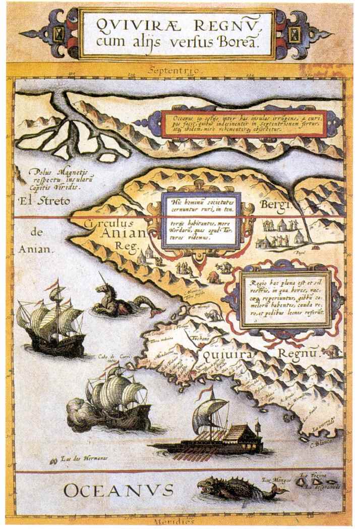 Cornelis de Jode
Karte Nordwestamerikas, 1593