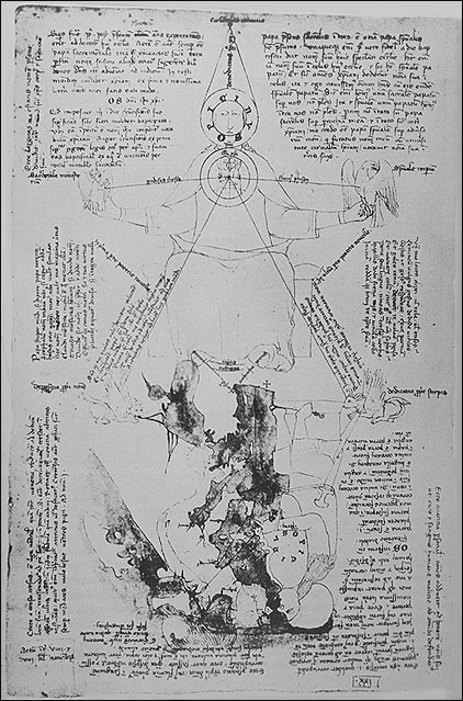 Opicinus de Canistris
Weltkarte, 14. Jh

